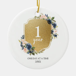 Personlig Ett års fritid jul Ornament