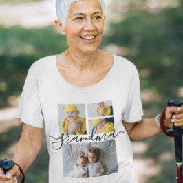 Personlig ett av ett slags fotokollage t shirt