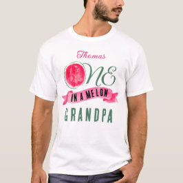 Personlig ett i Melon Grandpa T Shirt