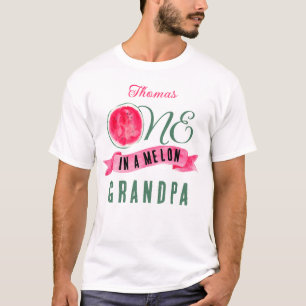 Personlig ett i Melon Grandpa T Shirt