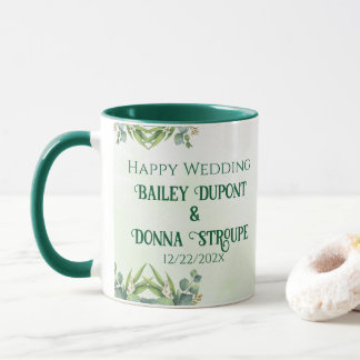 Personlig Eucalyptus Bröllop årsdag Gift Mugg