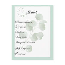 Personlig Eukalyptus | Boho Bröllopsdetaljer