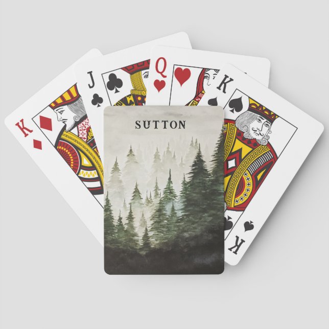 Personlig Evergreen-spelkort Casinokort (Baksidan)