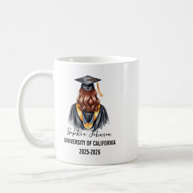 Personlig examen 2025 kaffemugg (Vänster)