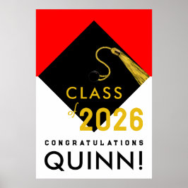 personlig examen gratulationer poster