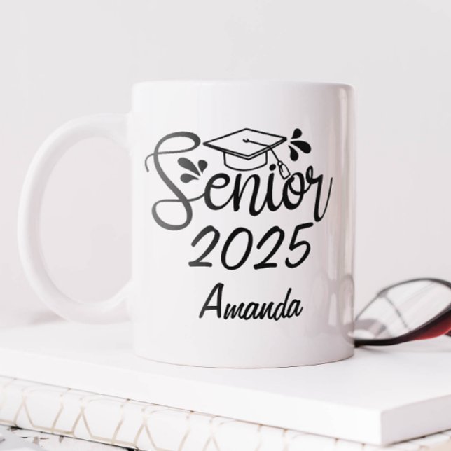 Personlig Examen Kaffemugg (Personalized Senior 2025 Mug)