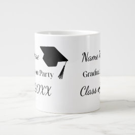 Personlig examen present Anpassat namn examen gåva Jumbo Mugg
