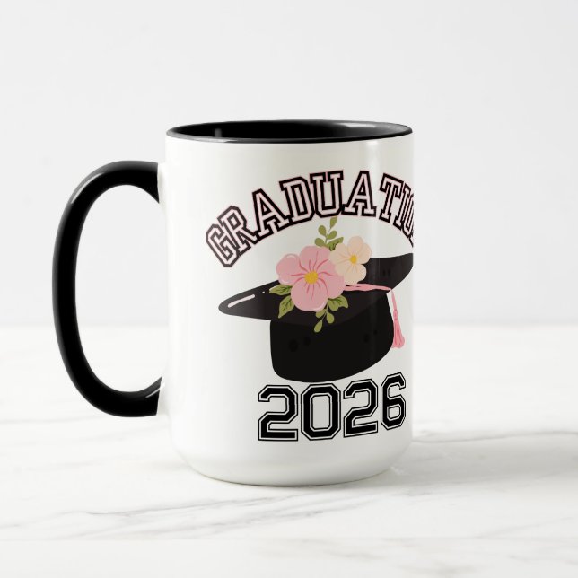 Personlig examenpresent mugg (Vänster)