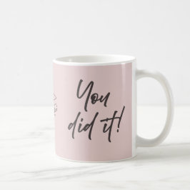 Personlig examensmugg – elegant scriptstil kaffemugg