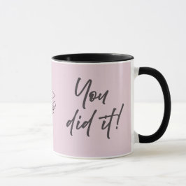 Personlig examensmugg – elegant skriptstil mugg