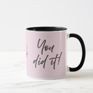 Personlig examensmugg – elegant skriptstil mugg