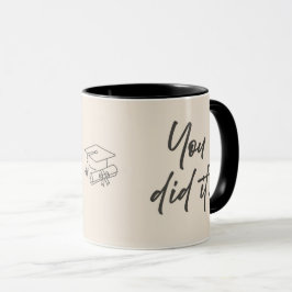 Personlig examensmugg – elegant skriptstil mugg