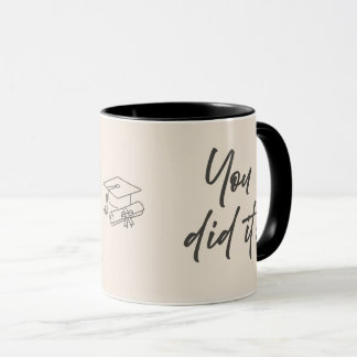 Personlig examensmugg – elegant skriptstil mugg