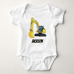 Personlig Excavator Construction Fordon T Shirt