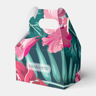Personlig Exotic Summer Blommigt Presentaskar