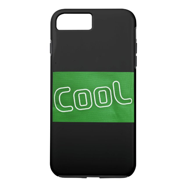 Personlig Fabric Grönt Textile-Coola Case-Mate iPhone Skal (Baksida)