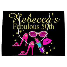 PERSONLIG FABULOUS 50TH GIFT BAG