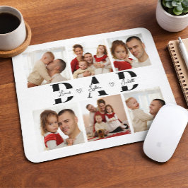 Personlig fader-collage med foto musmatta