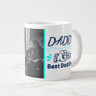 Personlig fadersdagspresent pappa jumbo mugg