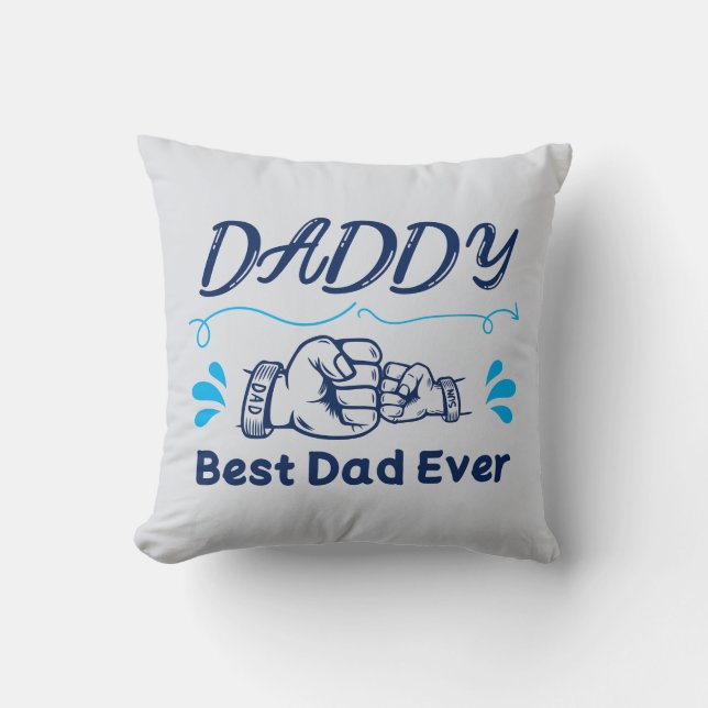 Personlig fadersdagspresent Pappa Kudde (Framsida)