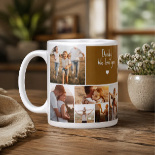 Personlig fadersdagspresent till pappa kaffemugg