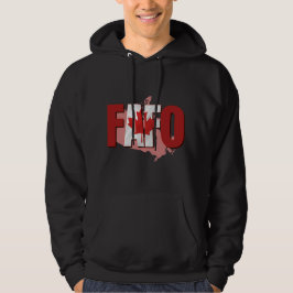 Personlig FAFO Kanada Flagga Hoodie
