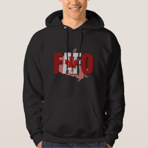 Personlig FAFO Kanada Flagga Hoodie