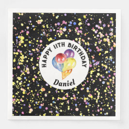 Personlig Fågeldags vattenfärgsobligationer Konfet Pappersservett