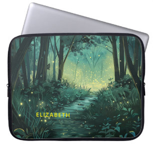 Personlig Fairy Light Forest Laptop Fodral