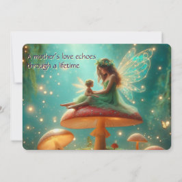 Personlig Fairy Mor's Day Card Julkort