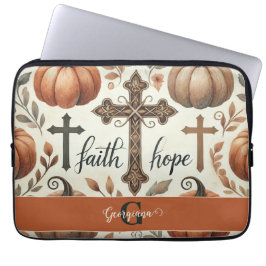 Personlig Faith & Hope Christian Halloween Laptop Fodral
