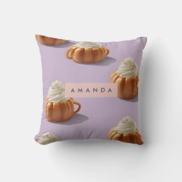 Personlig Fall Autumn Pumpkin Whisted Cream Kudde