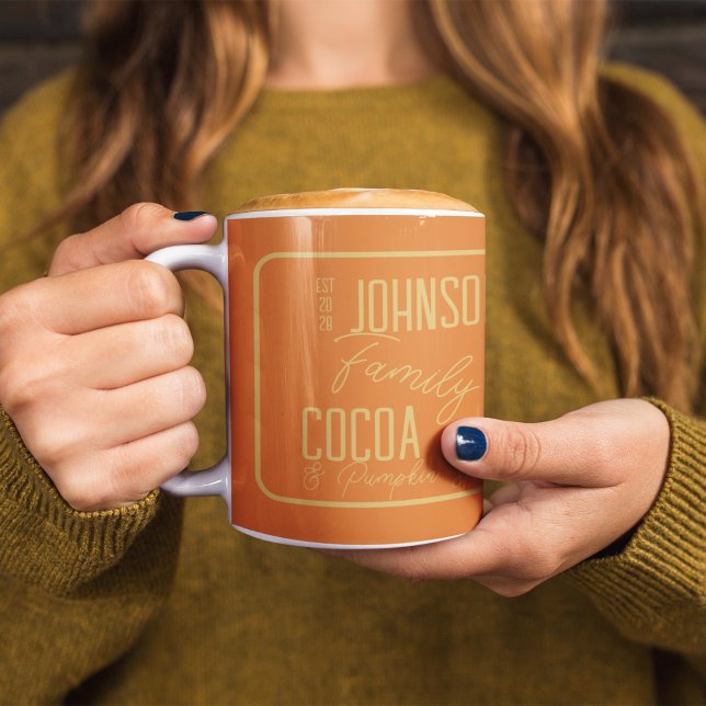 Personlig Fall Family Pumpkin Spice Kaffemugg (Skapare uppladdad)