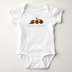 Personlig Fall/Halloween/pumkin Baby Bodykostym T Shirt