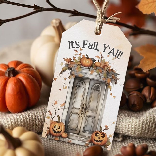 Personlig Fall Real Gods-popup by Presentetikett (Personalized Fall Pop By Tag for Real Estate. Editable and Personalized.)