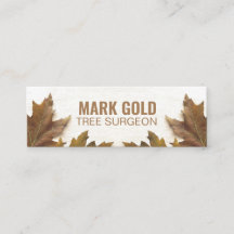 Personlig "Fallen Löv on Wood" Social Media