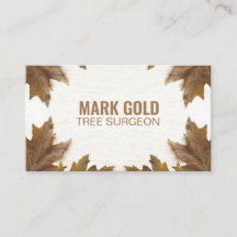 Personlig "Fallen Lövs on Wood" (amerikanskt)