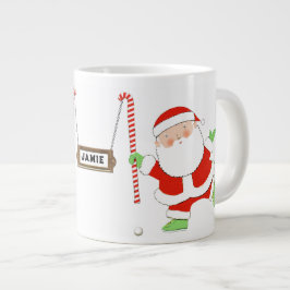 Personlig Fält Hockey Helgdag Gift Jumbo Mugg