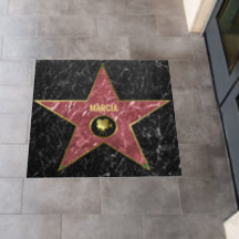 Personlig Fame Star Golv Decal