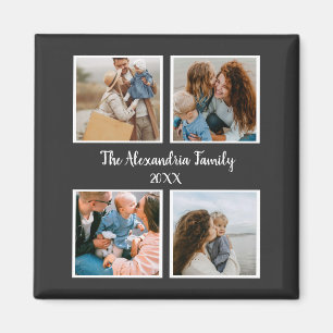 Personlig-familj 4, fotosamlingsmall magnet