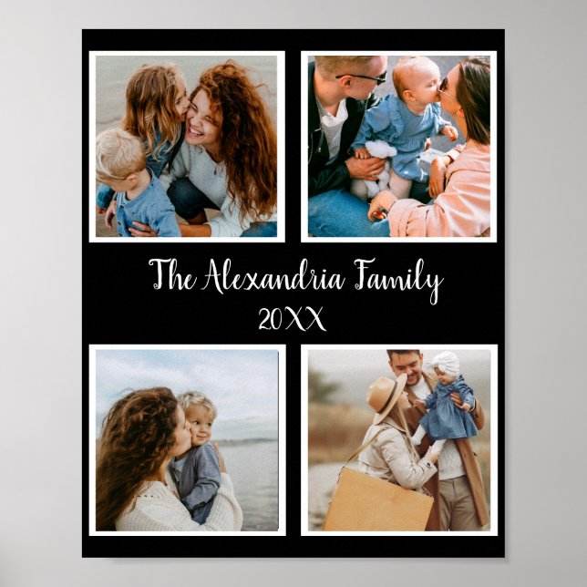 Personlig-familj 4, fotosamlingsmall poster (Framsidan)