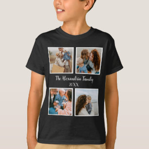 Personlig-familj 4, fotosamlingsmall t shirt