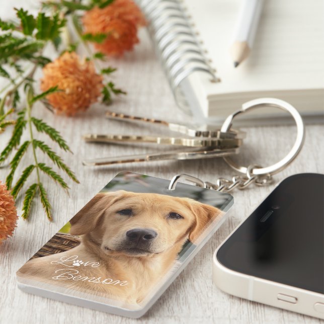 Personlig familj husdjur foto minnessaker hund äls (Högra Framsidan)