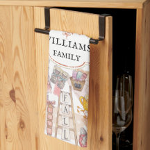 Personlig Familj Namn höstfärg för höstfärg