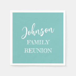 Personlig Familjeåterförening KustGrönt Papper Pappersservett