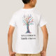 Personlig Familjeåterföreningsfamiljen Träd T Shirt (Baksida)