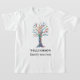 Personlig Familjeåterföreningsfamiljen Träd T Shirt (Laydown)