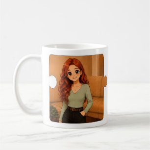 Personlig familjecup för kaffe kaffemugg