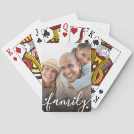 Personlig familjefoto casinokort
