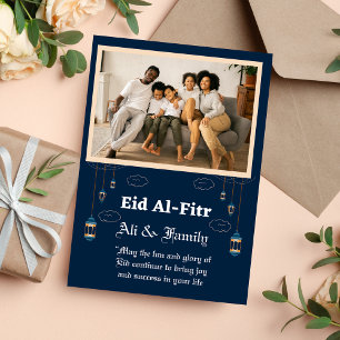Personlig Familjefoto Eid Grattiskort Julkort